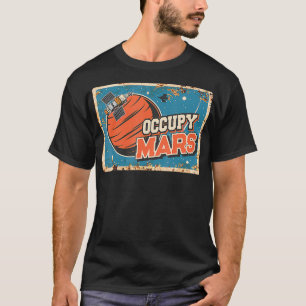 Camiseta Ocupar Marte Aerospace Viagem 1