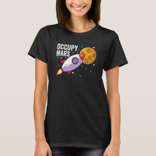 Camiseta Ocupar Marte Espécies Multiplanetárias
