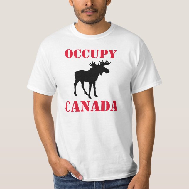 Camiseta Ocupe Canadá: Alces (Frente)