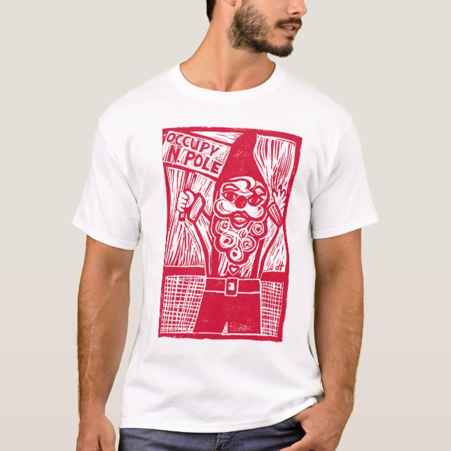 Camiseta Ocupe o t-shirt do Pólo Norte (Frente)