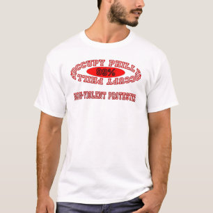 Camiseta Ocupe Philly - t-shirt Não-Violento do protestado