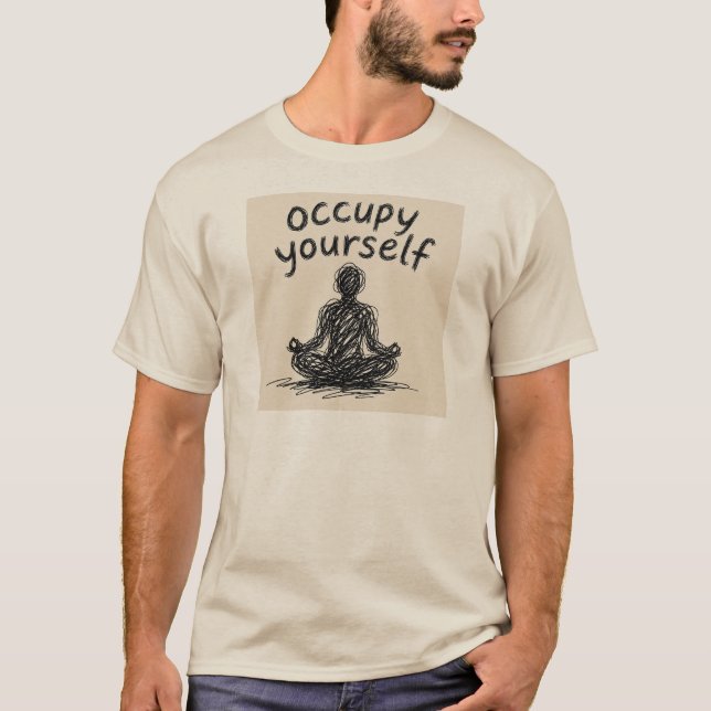 Camiseta Ocupe-se - (Frente)