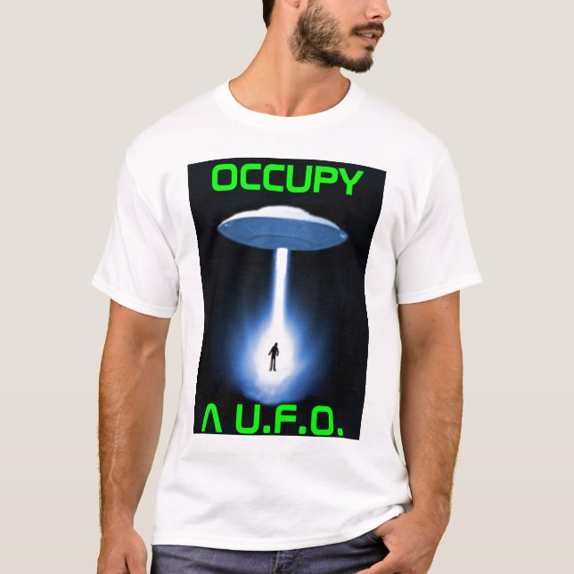 Camiseta Ocupe um UFO (Frente)