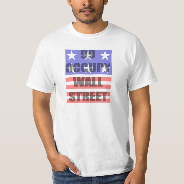 Camiseta ocupe Wall Street (Frente)