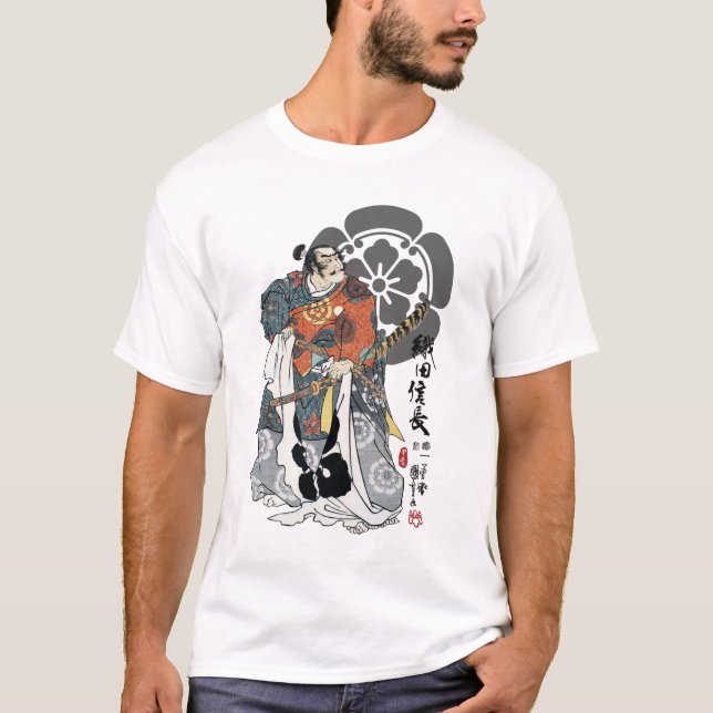 Camiseta Oda Nobunaga Ukiyo-e (Frente)