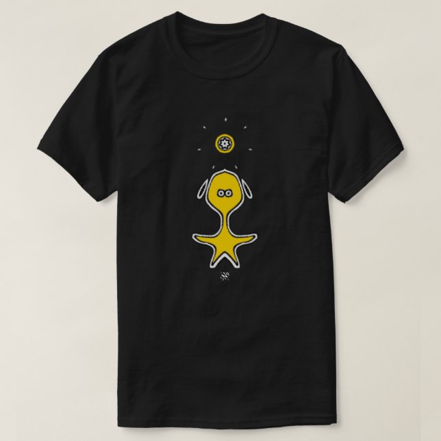 Camiseta Odd Little Fella (Amarelo 2) (Frente do Design)