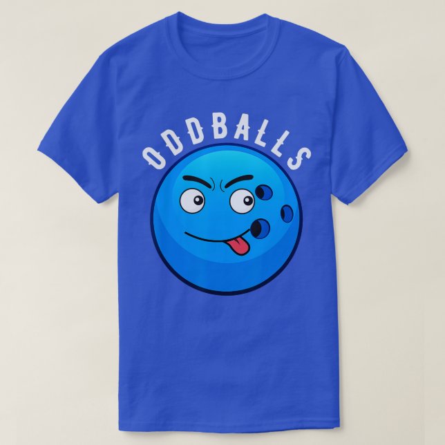 Camiseta Oddballs  Classic Bowling s Bowling League  (Frente do Design)