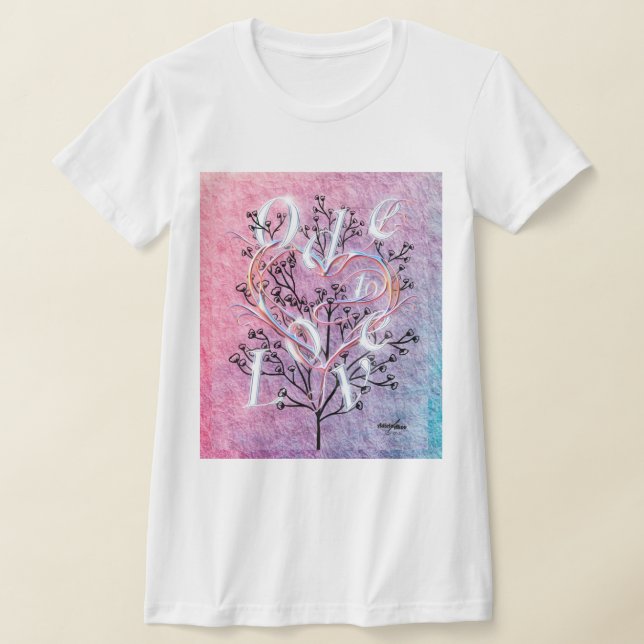 Camiseta Ode to Love T-Shirt da Poeta Adiela Akoo (Postura )