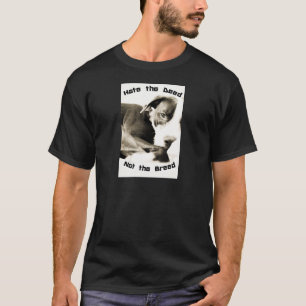 Camiseta Odeio a escritura e não o pitbull da raça