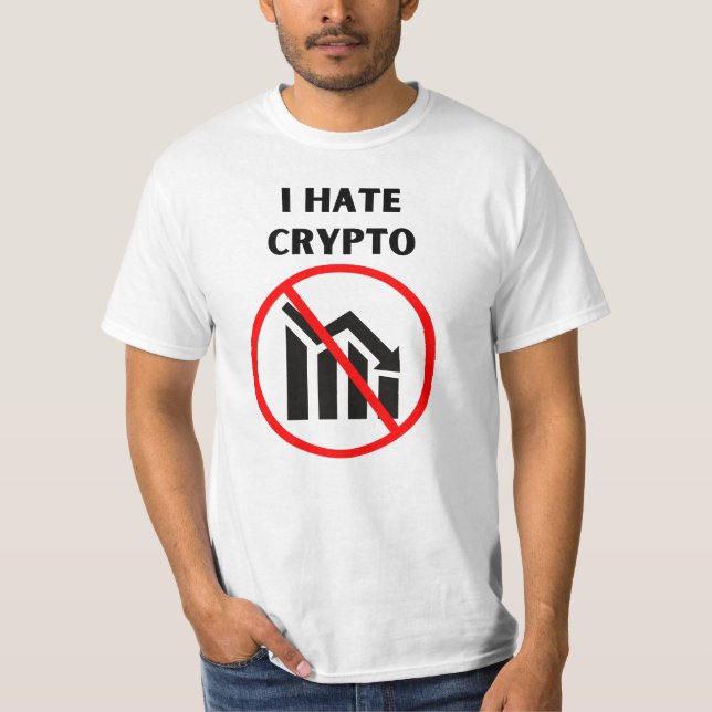 Camiseta Odeio Crypto (Frente)