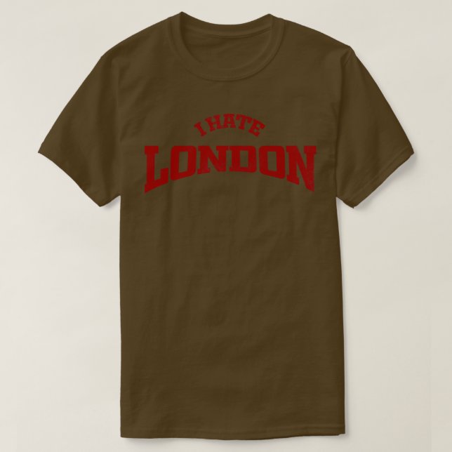 Camiseta Odeio Londres (Frente do Design)