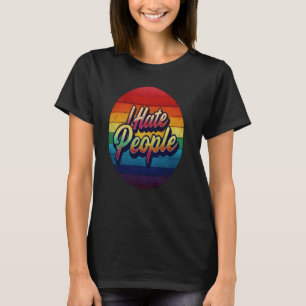 Camiseta Odeio Pessoas Misanthrope Grumpy Anti-Social 2
