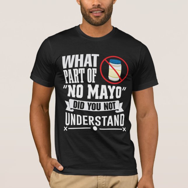 Camiseta Odeio Piadas Mayo - Restaurante Mayonnaise Foodie (Frente)