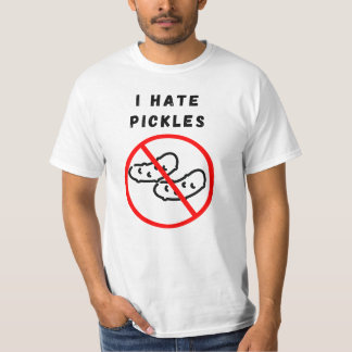 Camiseta Odeio picles