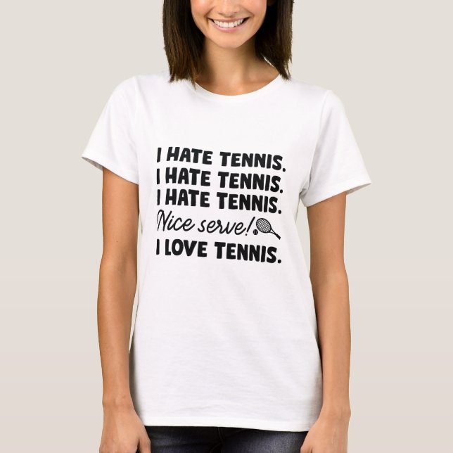 Camiseta Odeio Tênis (Frente)