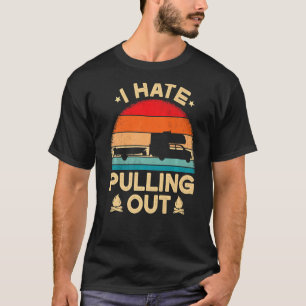 Camiseta Odeio Tirar O Camping Boat Vintage Re
