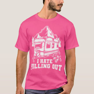 Camiseta Odeio Tirar Viagem Engraçado - Rv Camping Trail