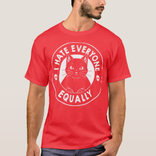 Camiseta Odeio Todos Gatos Igualmente Pretos de Tobe Fonsec