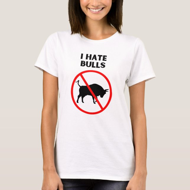 Camiseta Odeio touros (Frente)