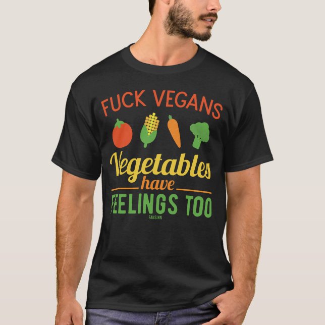 Camiseta Odeio veganos (Frente)