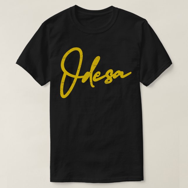 Camiseta Odesa Vintage Design (Frente do Design)