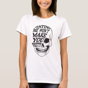 Camiseta Odiar-Me Não Te Fará Bonito Céu Engraçado