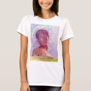 Camiseta Odilon Redon, olhos fechados 1889