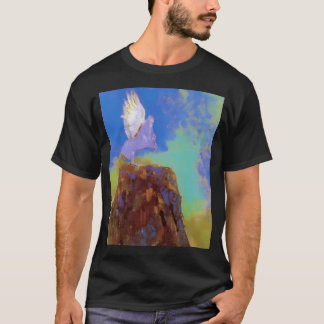 Camiseta Odilon Redon Pegasus Em Azul