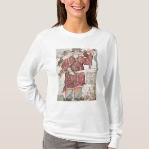 Camiseta Odin, com seus dois corvos, Hugin e Munin