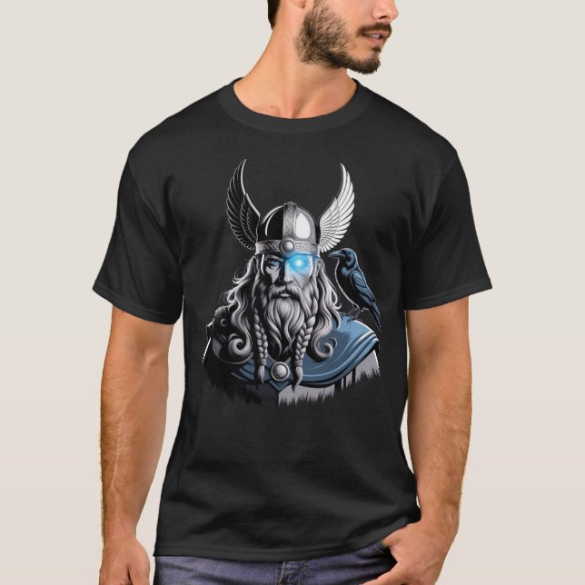 Camiseta Odin dos Vikings Deus Norse Mythology (Frente)