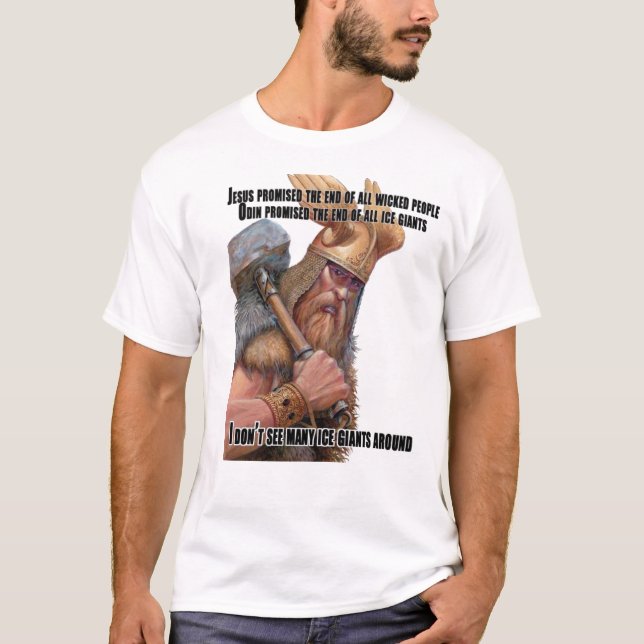 Camiseta Odin prometeu a extremidade de Frost Giants (Frente)
