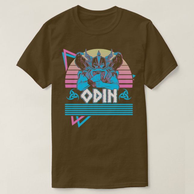 Camiseta Odin Viking Norse God Valhalla Asgard Norse Mythol (Frente do Design)