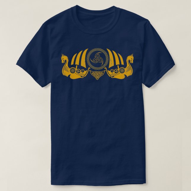 Camiseta Odinx27s horn viking norse mythology 2 (Frente do Design)