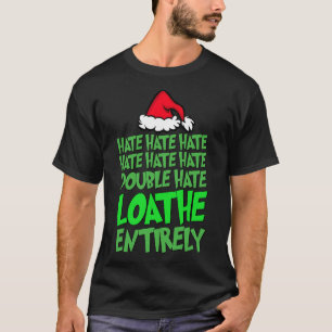 Camiseta Ódio, ódio, ódio, ódio, ódio, amor, Natal completa