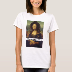 Camiseta Ódio segundas-feiras de segunda-feira lisa