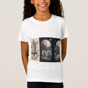 Camiseta Odisseia Cósmica: Tshart Silhouettes Celestial