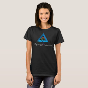 Camiseta Odisseia da ascensão - o T das mulheres - preto