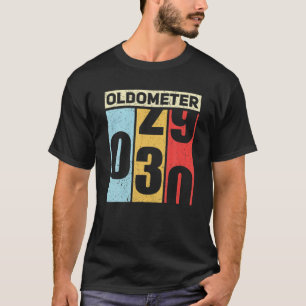 Camiseta Odometer Odometer Oldometer 29-30 Engraçado