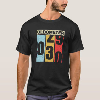 Camiseta Odometer Odometer Oldometer 29-30 Engraçado