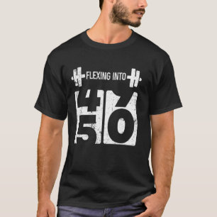 Camiseta Odômetro Fitness Aniversário de 50 anos 50 anos En