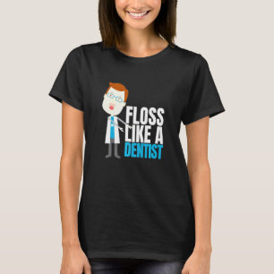 Camiseta Odontologia Apenas Fio Dental Assistente Den