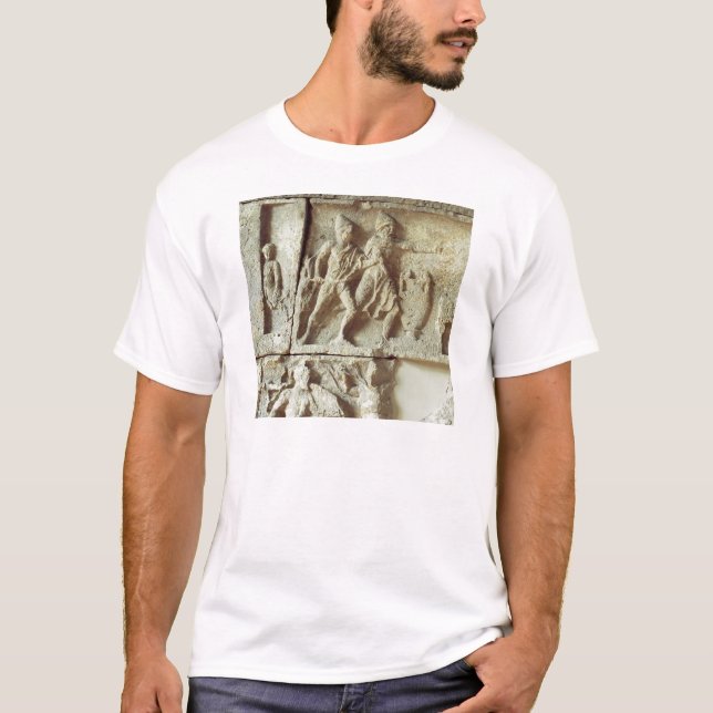 Camiseta Odysseus que descobre os pretendentes de sua (Frente)