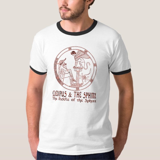 Camiseta Oedipus & a esfinge (Frente)