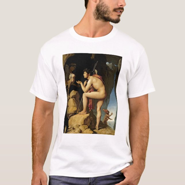 Camiseta Oedipus e a esfinge, 1808 (Frente)