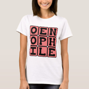 Camiseta Oenephile, Amante do Vinho