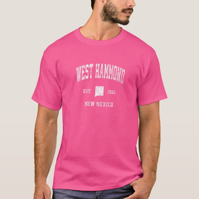Camiseta Oeste de Hammond Novo México Nm Esportes Inteligen (Frente)