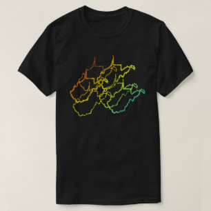Camiseta oeste de virginia chill blur