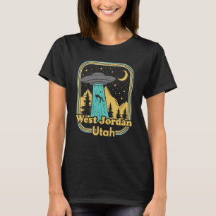 Camiseta Oeste Jordão Utah Alienígena dos anos 80 Orgulho d