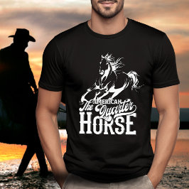 Camiseta Oeste oeste do Cowboy selvagem, quarto americano