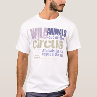 Camiseta Of the ferozmente animals out circus -
